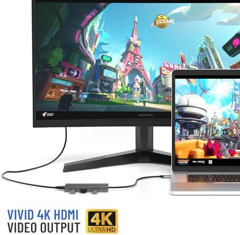 Revolutionary 8-in-1 USB-C Hub with M.2 NVMe/SATA SSD Enclosure – Experience Blazing 10 Gbps Data Transfer, Crystal-Clear 4 K HDMI Output, and Robust 100 W Power Delivery – Ultimate Connectivity Solution for XPS Users and Tech Savvy Professionals