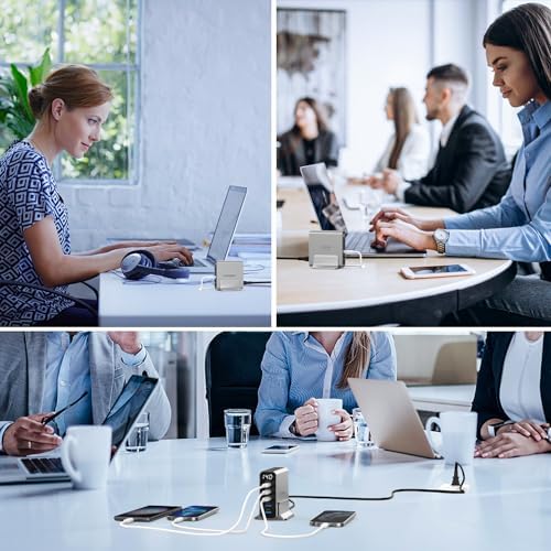 Power Up with the 140 W Ga N USB-C Charging Station: 5-Port High-Speed Charger for Mac Book, i Phone 15, and Samsung Galaxy – Enhanced Display for Real-Time Monitoring, Sleek Black Design, Perfect for Home & Office Use