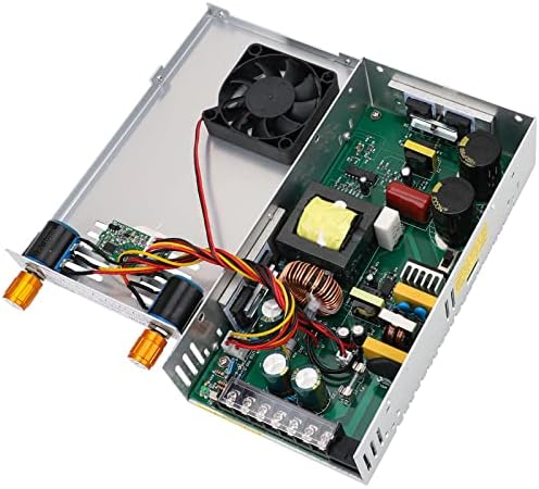 DROK 24 V Adjustable Power Supply – High-Efficiency AC to DC Converter for Reliable Power Delivery, 20 A 480 W Regulated Adapter Perfect for Computer Labs and Versatile Electronic Applications, Adjustable 5 V to 24 V Voltage Transformer for Enhanced Performance and Compatibility