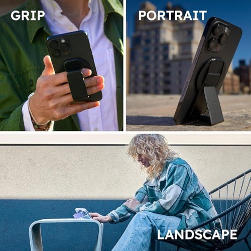 Elevate Your Mobile Experience with the CLCKR Mag Safe 3-in-1 Phone Grip – Lilac – Innovative Grip, Kickstand & Finger Loop Technology for i Phone 16/15/14/13/12, Galaxy S25/S24/S23/S22, and Pixel Devices – Stylish & Durable Accessory for Effortless Compatibility – Ultimate Convenience & Hands-Free Usability for Everyday Adventures – Enhance Your Smartphone’s Functionality Today!