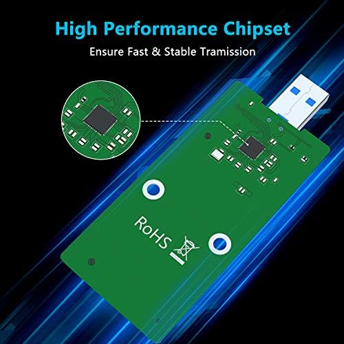 Transform Your m SATA SSD into a High-Speed Portable Storage Solution with USB 3.0 Enclosure – Tool-Free, Compact Design for 30 x30 mm & 50 x30 mm Drives, Effortless Data Transfer and Enhanced Compatibility for Professionals and Everyday Users