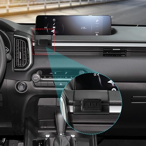 Mazda CX50 2023-2025 Premium Car Cell Phone Holder Mount – 360° Rotatable Dashboard & Air Vent Bracket for 4.0″-7.0″ Smartphones – Enhanced Stability & Hands-Free Convenience for i Phone & Android Users