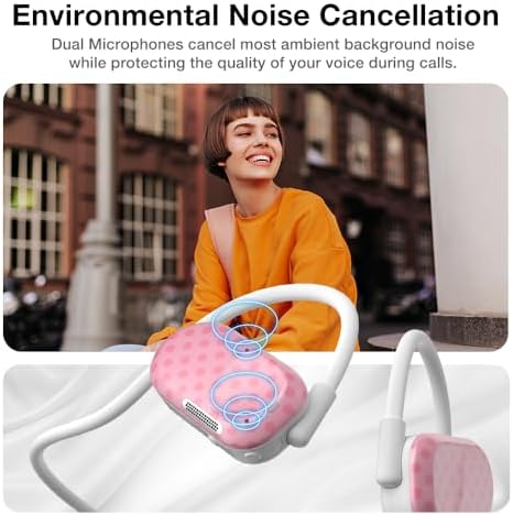 Purity Air Open Ear Headphones – Advanced True Air Conduction Wireless Bluetooth Earbuds with Dual Mic for Clear Calls – Ergonomic, Sweat-Resistant Design for Active Lifestyles – Compatible with i Phone & Android – Ultimate Comfort and Audio Awareness