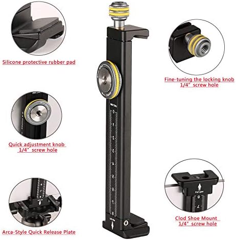 Universal Aluminum Tablet Tripod Mount for i Pad & Smartphones – Sturdy Holder with Cold Shoe and 1/4 Inch Screw for Superior Stability – Ideal for Vlogging, Live Streaming & Professional Photography – Compatible with i Pad Pro, Mini, Surface Pro, Galaxy Tab & More – Lightweight Design for On-the-Go Creators – Enhance Your Mobile Content Creation with this Versatile Tablet Clamp Adapter – Built to Last with Premium Aluminum Construction and Included Arca Swiss Rail for Seamless Gear Integration – Perfect for Capturing Stunning Visuals Without Compromise – Elevate Your Video and Photography Experience Today
