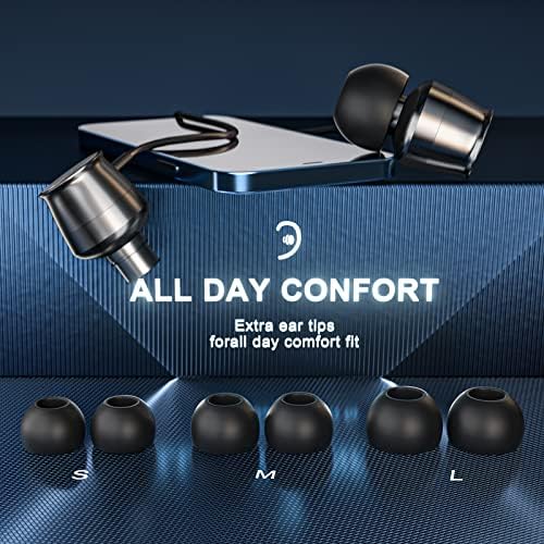 Premium Lightning Earbuds for i Phone 13, 14, 12 Pro Max | MFi Certified Wired Headphones with Noise Isolation & Enhanced Stereo Bass | In-Ear Design for Ultimate Comfort & Clarity – Ideal for Music, Calls & Podcasts