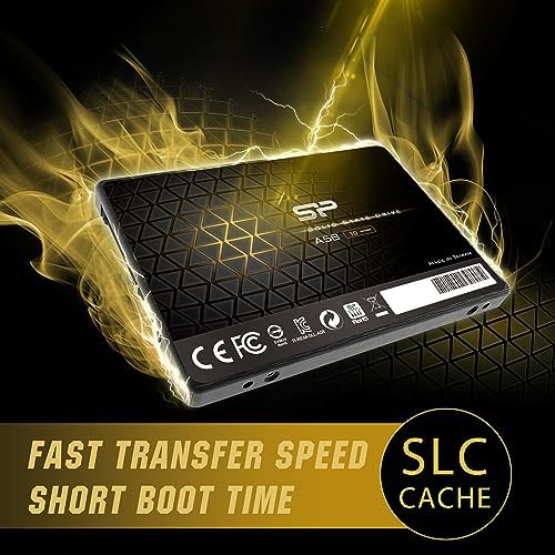 Transform Your Device with Silicon Power 1 TB SATA III SSD – High-Speed 3 D NAND Storage, SLC Cache Performance Boost, Compact 2.5″ Design for Seamless Upgrades and Enhanced Productivity