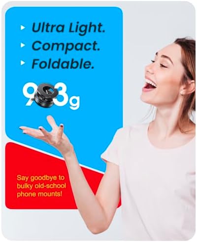 Mag Safe-Compatible Magnetic Suction Cup Phone Mount – 360° Adjustable Car Holder for i Phone 16 Pro Max, 15, 14, 13, 12 Plus – Portable, Foldable Design with Strong Magnetic Grip for Safe Driving and Easy Navigation