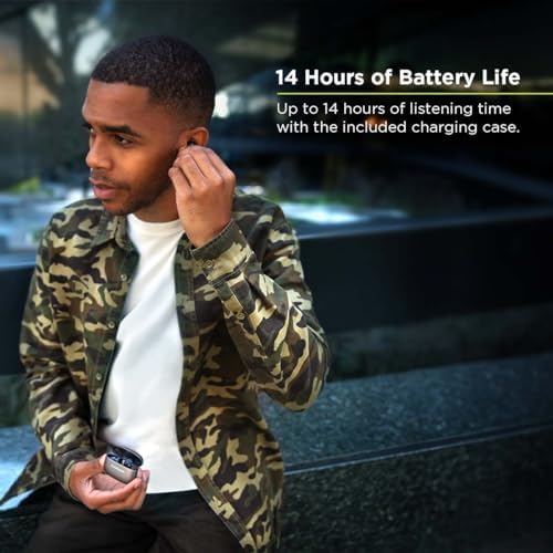Elevate Your Audio Experience with Pure Gear Pure Boom Orbs Pro Wireless Earbuds – Advanced Active Noise Cancellation for Distraction-Free Listening, Premium High-Fidelity Sound for Audiophiles, Sleek and Durable Zinc Alloy Case for On-the-Go Lifestyle, Effortlessly Compatible with i Phone, Android, Laptops, and TVs – Perfect for Commuters, Fitness Buffs, and Home Music Lovers