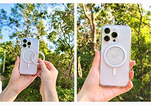 Upgrade Your i Phone Experience with Metisinno Purple Translucent Magnetic Base for Pop Socket Grips – Seamless Compatibility with Mag Safe Cases for Effortless Use and Stylish Appeal