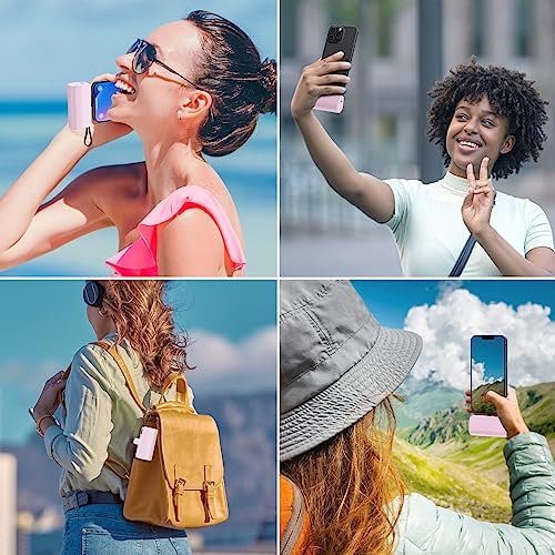 Ultra-Compact 5200 m Ah Power Bank with Built-in USB-C Cable – High-Speed Mini Charger for i Phone 15/14/13/12/XR/8/7/6 & Android Devices – Perfect On-the-Go Backup Solution for Busy Lifestyles with LED Battery Indicator and Enhanced Compatibility