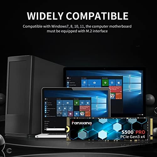 Experience Lightning-Fast Performance with the S500 Pro 256 GB NVMe SSD – High-Speed M.2 PCIe Gen3 x4 Solid State Drive for Enhanced Computing Efficiency, Blazing Read Speeds Up to 3200 MB/s, Ideal Upgrade for Laptops and Desktops, Featuring Reliable SLC Cache and 3 D NAND TLC Technology for Superior Data Management – Transform Your Workflow with Seamless Multitasking and Quick Load Times Today!