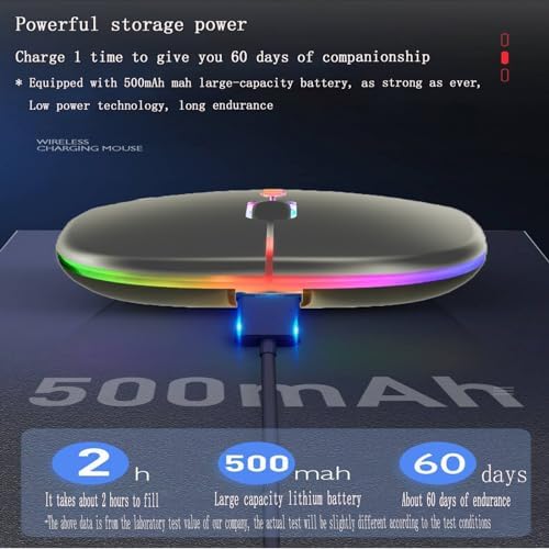 Seamless Productivity with 3 Pack Rosy Glow Red Wireless Bluetooth Mouse – Rechargeable, Silent, and Slim Dual Mode Mice for Laptop, Desktop, i Pad, and Mac – Perfect for On-the-Go Professionals and Students