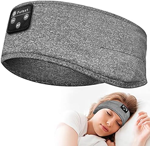 Fulext Bluetooth Sleep Headphones Headband – Ultimate Comfort for Side Sleepers, Thin HD Stereo Sound Quality – Ideal for Insomnia Relief and Travel Convenience – Perfect Gift for Men and Women – Enhanced Compatibility, Long-Lasting Battery Life for All Night Relaxation