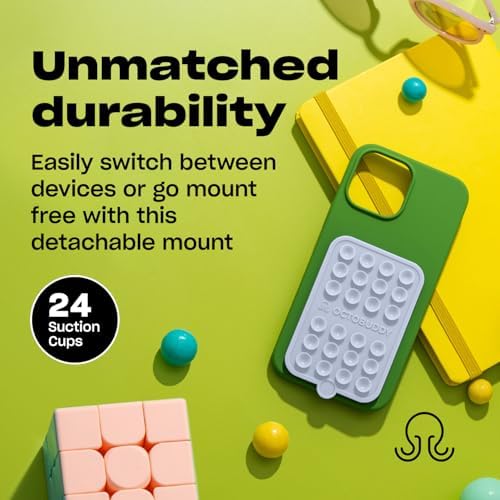 Effortless Creativity with the Hot Pink Double-Sided Suction Phone Holder – Versatile Detachable Mount for Hands-Free Selfies and Videos – Universal Compatibility for i Phone & Android Devices – Compact 2.5” x 3.75” Design for Ultimate Portability – Advanced Strong Grip Technology Ensures Steady Shots and Seamless Sharing