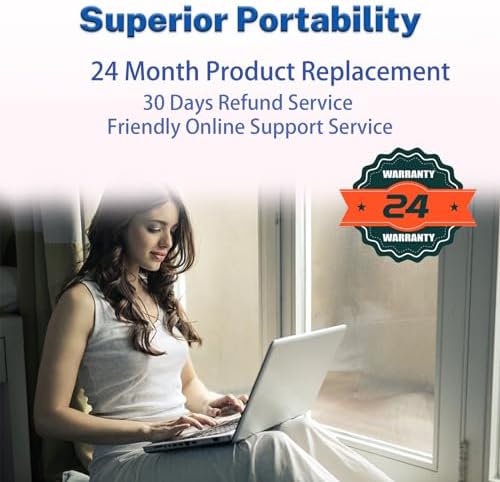 Powerful 44 W Surface Laptop Charger for Microsoft Devices – Optimized for Surface Pro 3/4/5/6, Surface Laptop 1/2/3, & Surface Go – Compact, Fast Charging with USB Port – Enhanced Safety Features & 2-Year Warranty