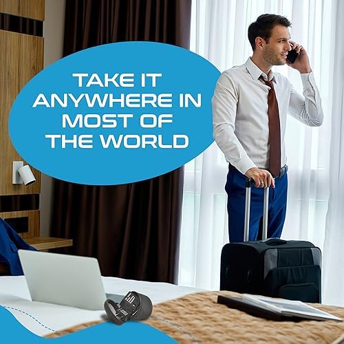 Ultimate 5-Piece Worldwide Travel Plug Adapter Set by Ceptics – Essential for Global Travelers with Enhanced Compatibility for Cell Phones, Laptops & Chargers – Ideal for Use in Over 50 Countries Including Europe, Asia & Africa – Compact Design with Travel Pouch for Easy Carrying – No Voltage Conversion Needed – Stay Powered Anywhere You Go!