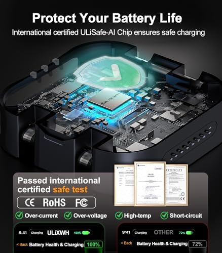 2025 3-in-1 Magnetic Wireless Charging Station for Apple Devices – Fast 15 W Mag Safe Charger with Retractable Cable and Foldable Stand for i Phone 16/15/14/13/12 Pro Max, Apple Watch, and Air Pods – Ultimate Portability and Enhanced Safety Features