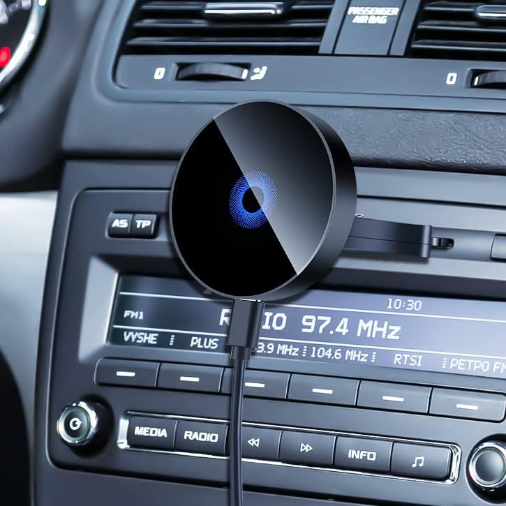 Revolutionize Your Driving Experience with the 15 W Magnetic Wireless Car Charger CD Slot Mount – Fast Charging for i Phone 13/12 Series with Effortless Mag-Safe Compatibility and Secure Auto-Alignment, Ideal for Hands-Free Navigation and Safety in Your Vehicle
