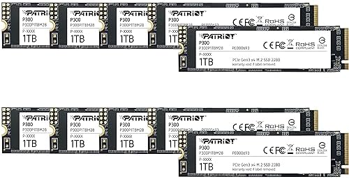 Experience Next-Level Speed with Patriot P300 512 GB M.2 PCIe Gen 3 SSD – The Ultimate Low-Power Internal Drive for Gaming and Productivity Enhancements