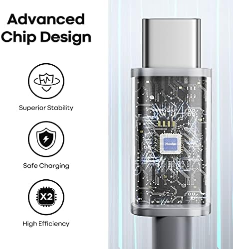 CLEEFUN 26 ft Long USB C Charging Cable – Premium Nylon Braided USB A 2.0 to Type C Cord for Fast Charging & Data Transfer, Ideal for PS5 Controller, Nintendo Switch, Galaxy Note, and USB-C Devices – Unmatched Durability and Flexibility