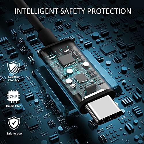 High-Speed 45 W USB-C Charger for HP, Dell, Lenovo, Acer, Asus, Samsung, and Sony Laptops – Versatile AC Adapter with Enhanced Compatibility for HP Spectre X360, Dell Latitude, and More – Reliable Power Supply for Fast Charging and Optimal Performance