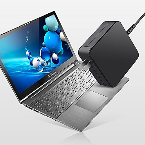 45 W USB-C Fast Laptop Charger for Asus – Universal 20 V 2.25 A AC Adapter with Triple Protection, Tangle-Free Flexibility, and 24/7 Support – Ideal for Zenbook, Chromebook, and Vivobook Models – Safe, Durable, and Efficient Power Supply for Your Device