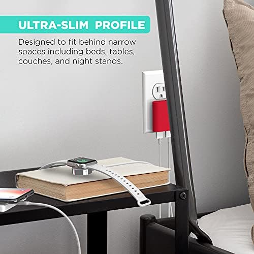i Home 2-Port USB Wall Charger – Compact Dual Port AC Adapter for Rapid Device Charging – Flat Design for Travel & Home Use – Enhanced Compatibility with Smartphones & Tablets – Safe, High-Speed Charging Solution