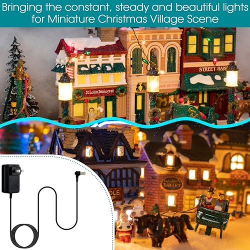 Umigy Dual Pack 4.5 V AC/DC Power Adapter for Lemax Holiday Lighting – Reliable Power Supply for Christmas Micro Displays, Enhanced Compatibility & Performance for Effortless Decor Setup