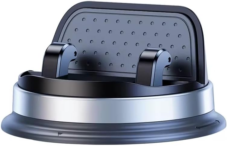 Universal Car Dashboard Phone Holder: Non-Slip Silicone Mount with 360° Rotation & 30° Adjustable Design for All Smartphones Including i Phone 16 Pro Max, Android & Pixel – Enhance Your Driving Safety and Navigation Experience