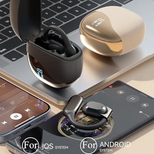 AI-Enhanced M62 V5.46 Wireless Earbuds: Transformative Real-Time Language Translation Earphones with Superior Bluetooth Compatibility for i Phone, Noise-Canceling Comfort, and Extended Battery Life for Adventurers and Language Learners
