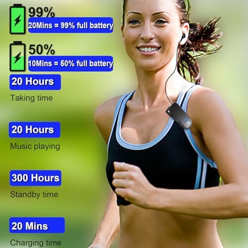 Advanced Retractable Bluetooth V5.0 Earbuds – Premium Noise Cancelling Wireless Headset for Professionals and Athletes, 20-Hour Battery Life, Ergonomic Hands-Free Design, Ideal for Truckers and Drivers, Unmatched Sound Clarity and Portability