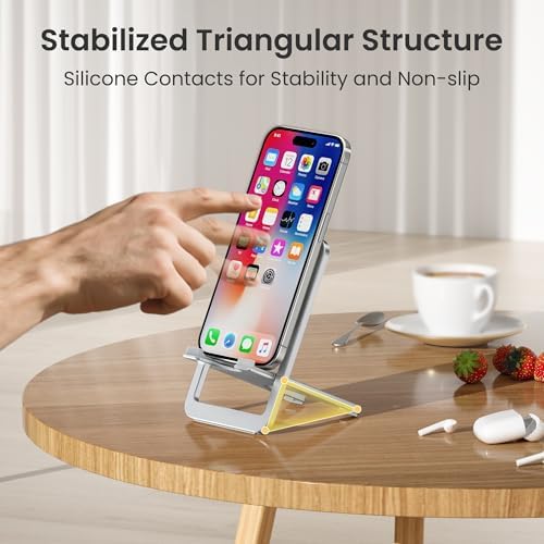 Discover the Itramax Foldable Tablet Holder: Your Ultimate Adjustable Aluminum Stand for Enhanced Productivity and Comfort. This portable accessory is engineered for seamless compatibility with a variety of devices including i Pad 9, 8, 7, Air 2, Mini, Samsung Tab, Steam Deck, Switch, Kindle Fire Scribe, and ROG Ally. Enjoy optimal viewing angles and heights, allowing you to work, watch movies, or game without discomfort. Crafted from durable aluminum, this foldable design ensures stability and longevity, making it perfect for home or travel. The anti-slip pads guarantee a secure grip while protecting your devices from scratches. Elevate your workspace with the sleek, functional Itramax Foldable Tablet Holder, transforming any environment into an organized and efficient setup. Whether for professional use or leisure, enhance your tablet experience today with this must-have desk accessory that marries style and practicality.