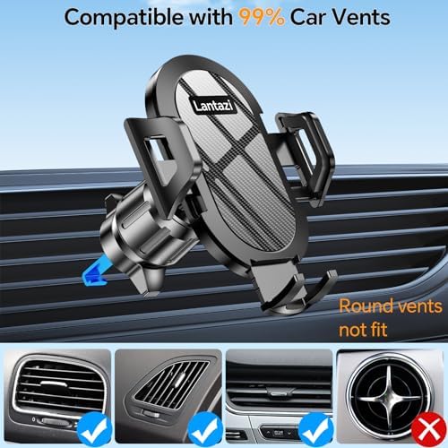 Advanced Dark Black Smartphone Car Holder – Unmatched Stability & Hands-Free Access for Enhanced Driving Safety and Convenience