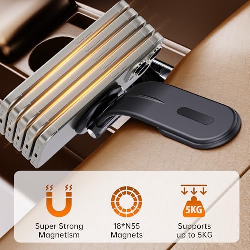 Experience Ultimate Convenience with the pzoz Mag Safe Car Mount – Adjustable Magnetic Dashboard Holder for i Phone 12 to 16 Pro Max – Secure, Stylish, and Hands-Free Navigation Solution for Modern Drivers