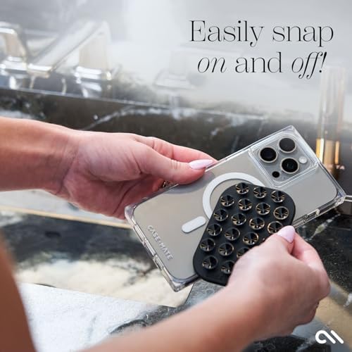 Transform Your Mobile Interaction with the Case-Mate Stick it! Magnetic Suction Cup Phone Mount – Effortless Hands-Free Grip for i Phone 14/15/16 Pro Max Series – Chic Stardust Finish & Superior Mag Safe Integration – Perfect for Content Creators & Seamless On-the-Go Navigation Solutions