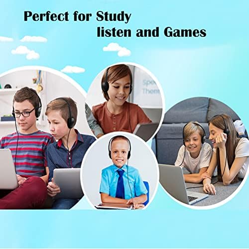 Vibrant 20-Pack Adjustable Classroom Headphones – Premium Wired Earphones for Enhanced Learning Engagement | Ideal for Schools, Libraries & Home Use | Durable, Comfortable Fit in a Colorful Variety for All Ages