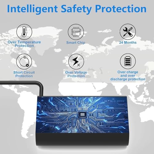 High-Performance 65 W USB-C Charger for Lenovo Laptops – Universal Compatibility with V15, E16, and More – Compact Travel Power Adapter with Enhanced Safety Features for Efficient & Reliable Charging on the Go – Ideal for Students, Professionals, and Frequent Travelers – Robust 20 V 3.25 A Output for Seamless Device Performance – Perfect Backup Solution for Office and Home Use