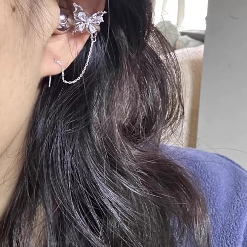 Elevate Your Audio Style with Chooseyo’s Butterfly Rhinestone Clip-On Earbud Accessories – Chic Zirconia-Studded Embellishments for Effortless Earphone Personalization and DIY Glamour, Ideal for Fashion-Forward Tech Enthusiasts and Elegant Decoration.