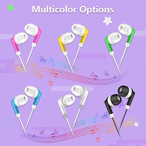 Transform Your Classroom Experience with 100-Pack Colorful Kids Earbuds – Durable Wired Headphones for Students – Perfect for Chromebooks, Laptops, and PCs – Comfortable In-Ear Design for Enhanced Learning and Engagement
