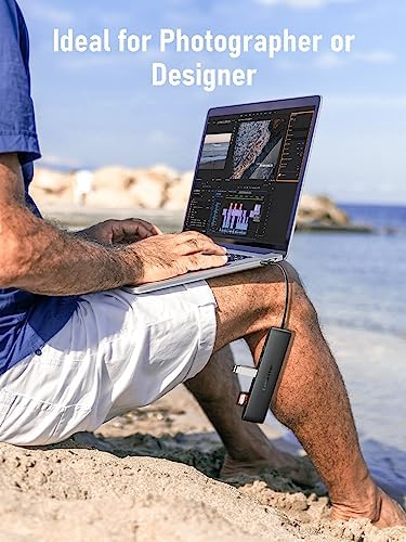 Revolutionize Your Device Connectivity with the 10 Gbps USB C Hub – High-Speed 4-Port USB3.2 Splitter for Effortless Data Transfer and Charging | Versatile Multiport Adapter Compatible with Mac Book Pro, Surface Pro, Dell, HP, i Pad & More | Flexible 1.97 ft Cable for Optimal Setup | Essential Laptop Accessory for Streamlined Workflow and Enhanced Efficiency