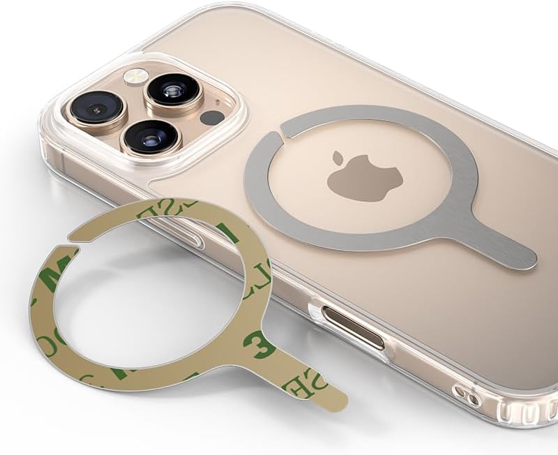 Ultra-Thin Mag Safe Metal Plate Kit – 2-Pack Versatile Magnetic Adapter for Seamless Phone Case Integration, Wireless Charging, and Secure Mounting – Stylish Multicolor Finish for Enhanced Connectivity and Fast Charging Experience