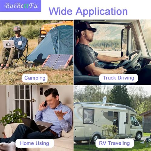 Starlink Mini 10 FT DC Power Cable for Vehicles – Heavy-Duty 12 V-24 V Car Charger Adapter with Waterproof Design | High-Speed Connectivity for On-the-Go Internet Access | Versatile 3-in-1 USB-C Plug Cord for Camping & Travel