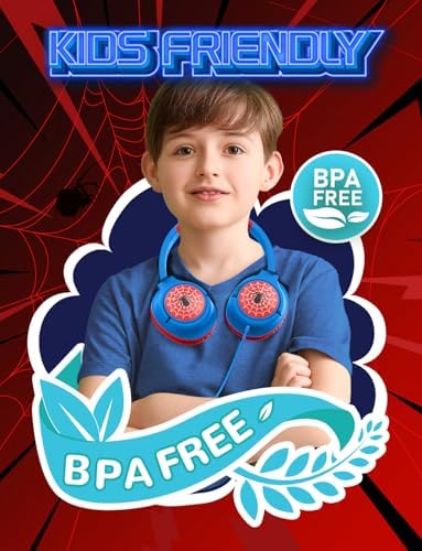 i Clever Kids Headphones: Safe 85 d B Volume Limit, Ergonomic Foldable Design, Superior Stereo Sound, 3.5 mm Jack Compatibility – Ideal for Travel, School & Home Use – Stylish Blue-Green for Boys & Girls