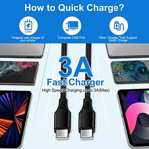 Samsung Super Fast Charging Kit – 25 W Dual USB-C Wall Charger & 32 W Car Charger with 3 FT & 6 FT USB-C to C Cables for Galaxy A36, A16 5 G, S25 Ultra – Quick Charge Solutions for On-the-Go Power and Enhanced Compatibility