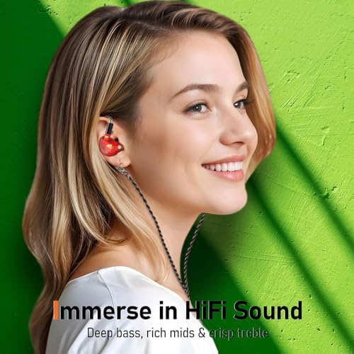 Unleash Exceptional Sound Quality with Vibes 202 MC USB-C Wired Earbuds: Premium Hi-Fi Audio, Advanced Noise Isolation, Ergonomic Comfort for i Phone 15/16 – Built-In Microphone for Effortless Communication & Durable Silver-Plated Cable – Includes Portable Case for On-the-Go Convenience