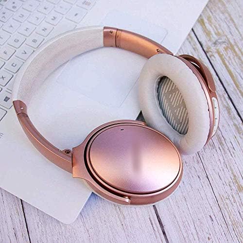 Ultimate Comfort Earpads for Bose QC35 & QC35 II – Luxurious Leather Design with Superior Noise Isolation Foam and Enhanced Thickness for Optimal Listening – Stylish Grey Replacement Cushions to Revitalize Your Headphones