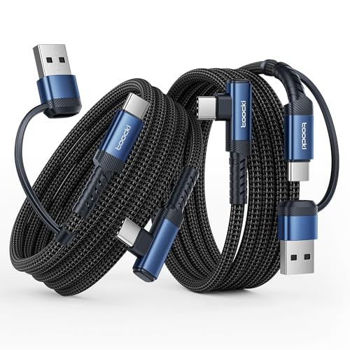 60 W USB-C to USB-C Cable Bundle (2-Pack, 6.6 FT) – Superior Fast Charging & Data Sync with Ergonomic Right Angle Design – Ideal for i Phone 15 Pro Max, Mac Book Air, Samsung S23 Ultra & More – Built to Last with Premium Durability & Versatile Compatibility