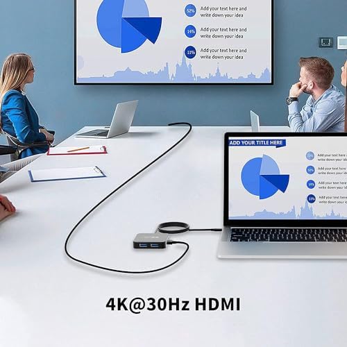 Elevate Your Work Efficiency with the ACASIS Dual HDMI Docking Station – Power Up with 100 W PD Charging, Experience Stunning 4 K Display, and Enjoy Lightning-Fast 5 Gbps USB-C & USB-A Connectivity for Dell, HP, Lenovo, Surface, and Yoga Laptops – The Ultimate All-in-One Hub for Professionals and Tech Lovers