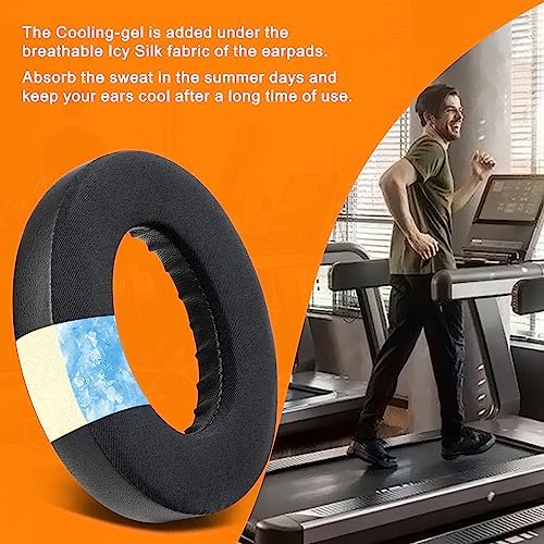 Transform Your Bose 700 Wireless Headphones with SOULWIT Cooling Gel Earpads – Ultra-Soft Ice Silk Fabric for Breathable Comfort, High-Density Noise-Cancelling Foam for Superior Sound Isolation, Easy Installation & Elegant White Design – Elevate Your Audio Experience Today!