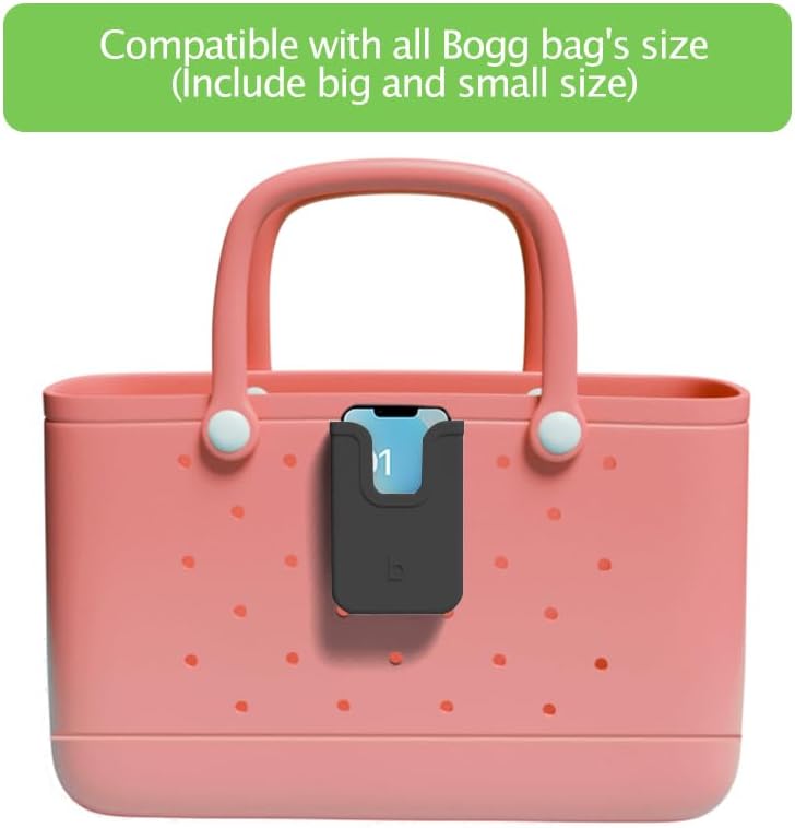 Silicone Phone Holder for Bogg Bags – Stylish and Functional Beach Accessory for i Phone & Android – Lightweight, Easy-to-Clean Vibrant Blue Attachment for Secure Device Protection During Outdoor Activities – Perfect for Sand and Surf Adventures